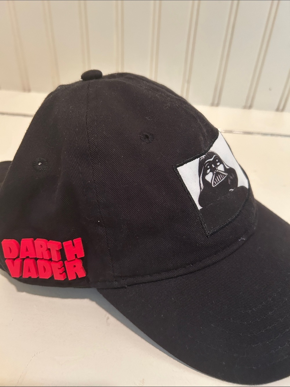 Unbranded Darth Vader Black Baseball Cap with Red adjustable back OS